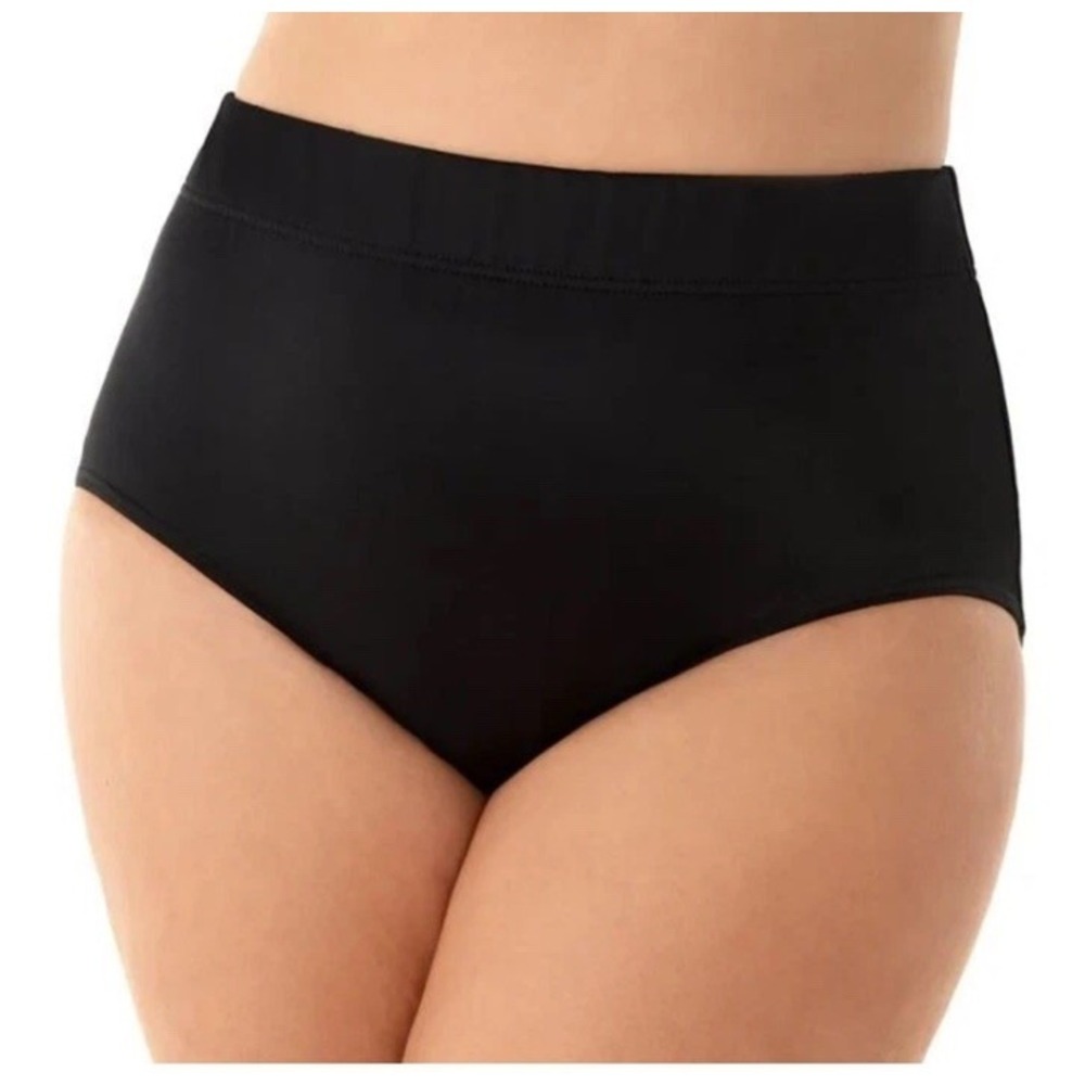 Miraclesuit Magicsuit Women's 20W Swimsuit Bottoms Black Classic Brief NEW 97634